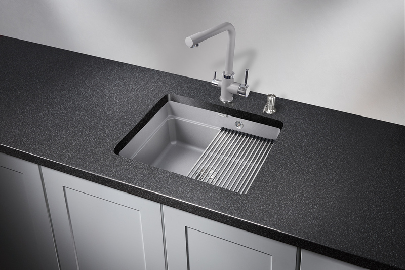 Фото Кварцевая мойка GRANULA 5501U, АЛЮМИНИУМ