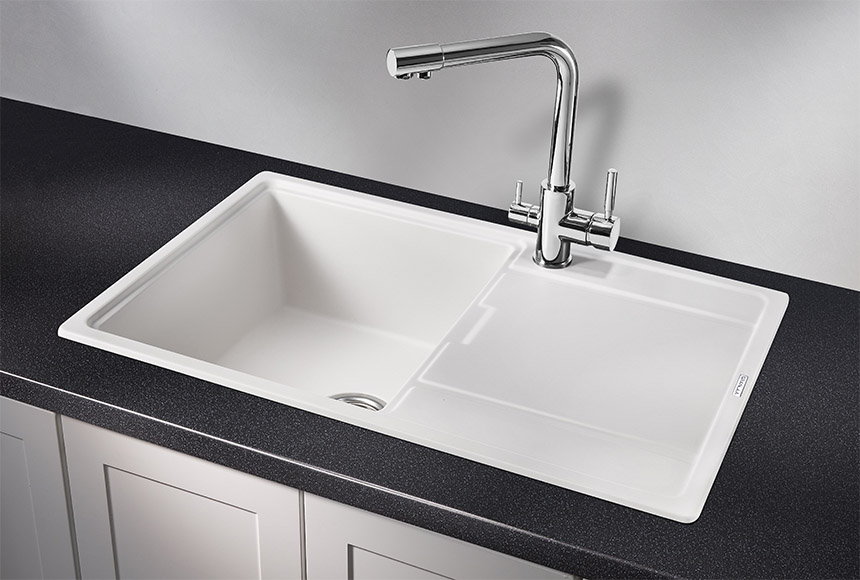 Фото Кварцевая мойка GRANULA 7804, АРКТИК