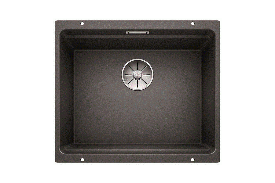 Фото Гранитная мойка Blanсo ETAGON 500-U SILGRANIT PuraDur антрацит