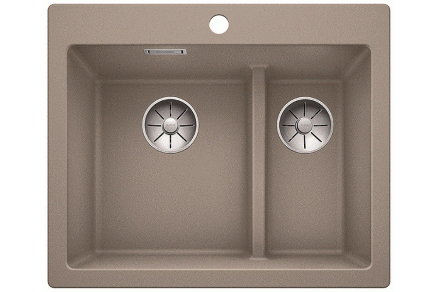 Картинка Blanсo PLEON 6 Split SILGRANIT PuraDur серый беж