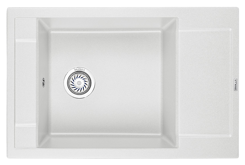 Превью картинка Кварцевая мойка GRANULA 7806, АРКТИК #2