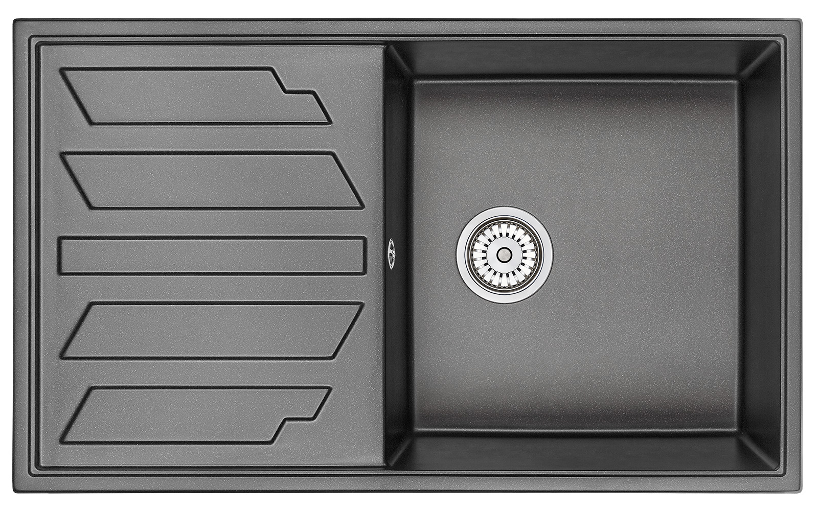 Превью картинка Кварцевая мойка GRANULA 8601, ЧЁРНЫЙ #2