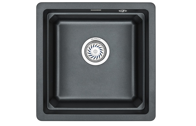 Превью картинка Кварцевая мойка GRANULA 4501U, ШВАРЦ #2