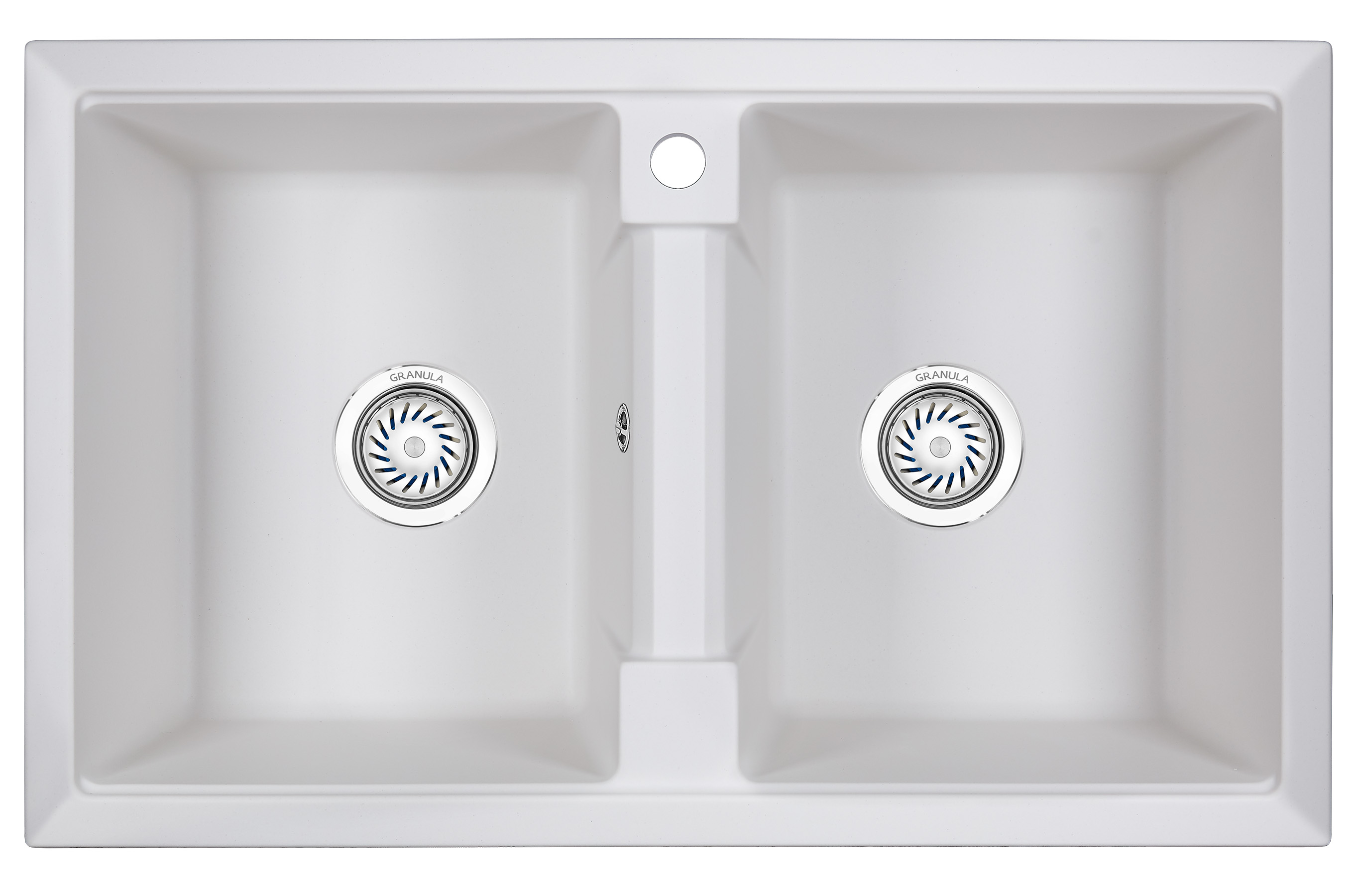 Превью картинка Кварцевая мойка GRANULA 8101, АРКТИК #2