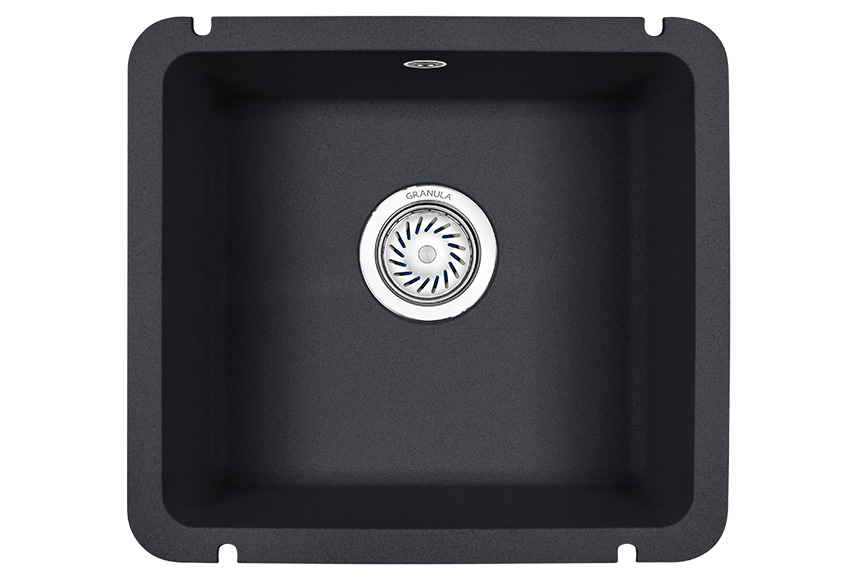 Превью картинка Кварцевая мойка GRANULA 3601, ШВАРЦ #2