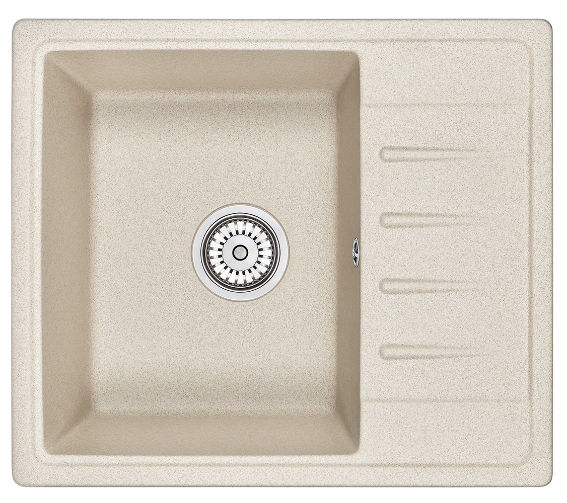 Превью картинка Кварцевая мойка GRANULA 5803, БЕЖЕВЫЙ #2