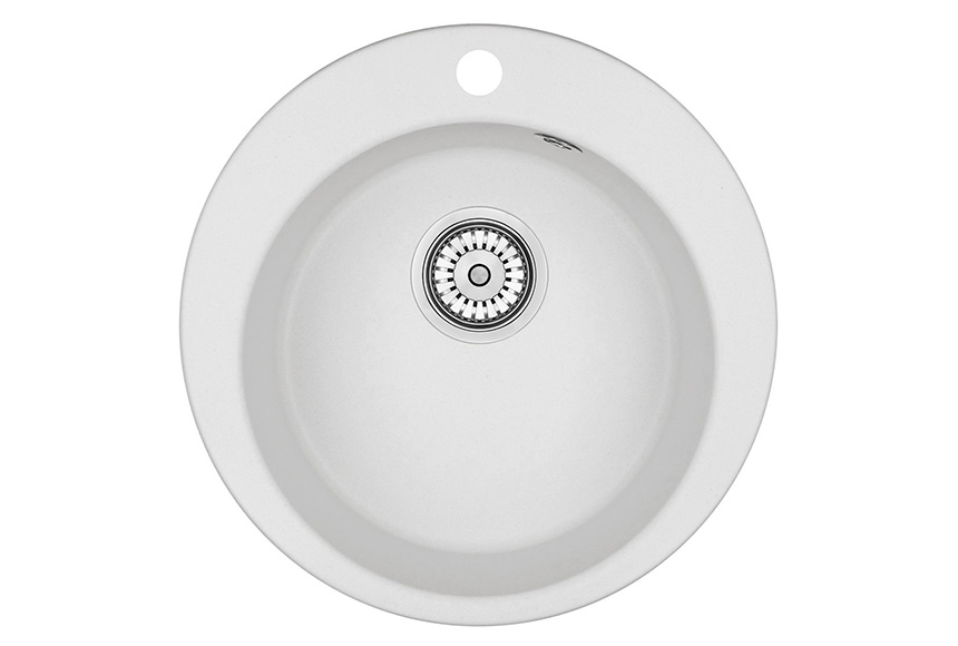 Превью картинка Кварцевая мойка GRANULA 4801, АРКТИК #2