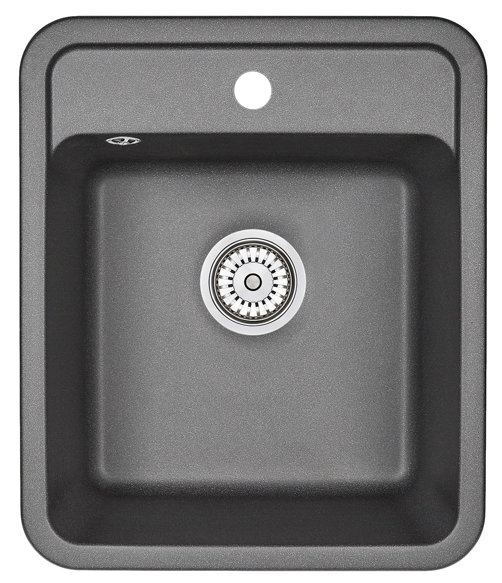 Превью картинка Кварцевая мойка GRANULA 4202, ЧЁРНЫЙ #2