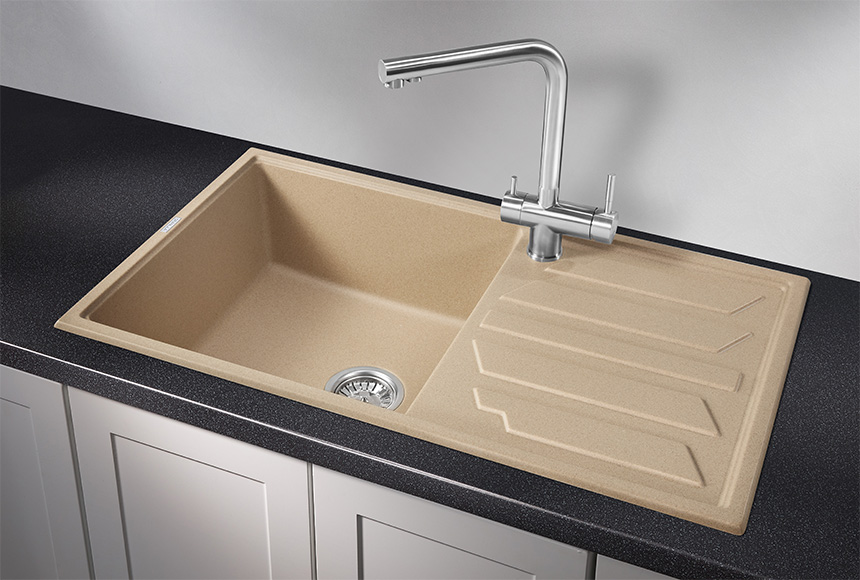 Фото Кварцевая мойка GRANULA 8601, ПЕСОК