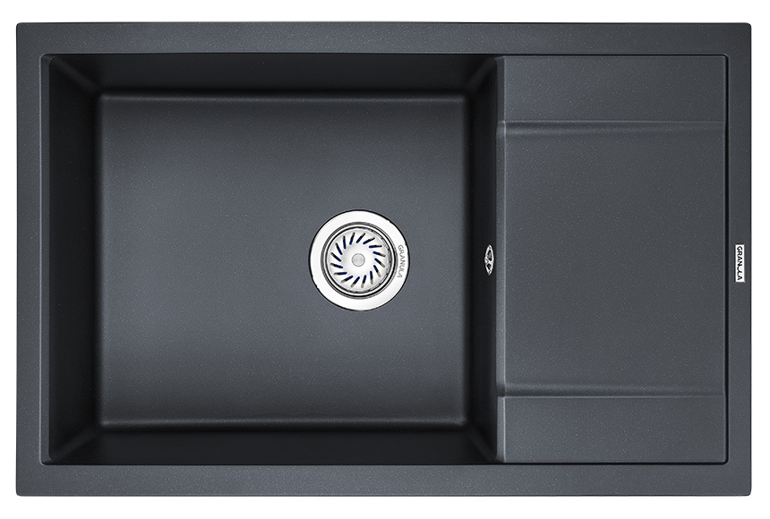 Превью картинка Кварцевая мойка GRANULA 7805, ШВАРЦ #2