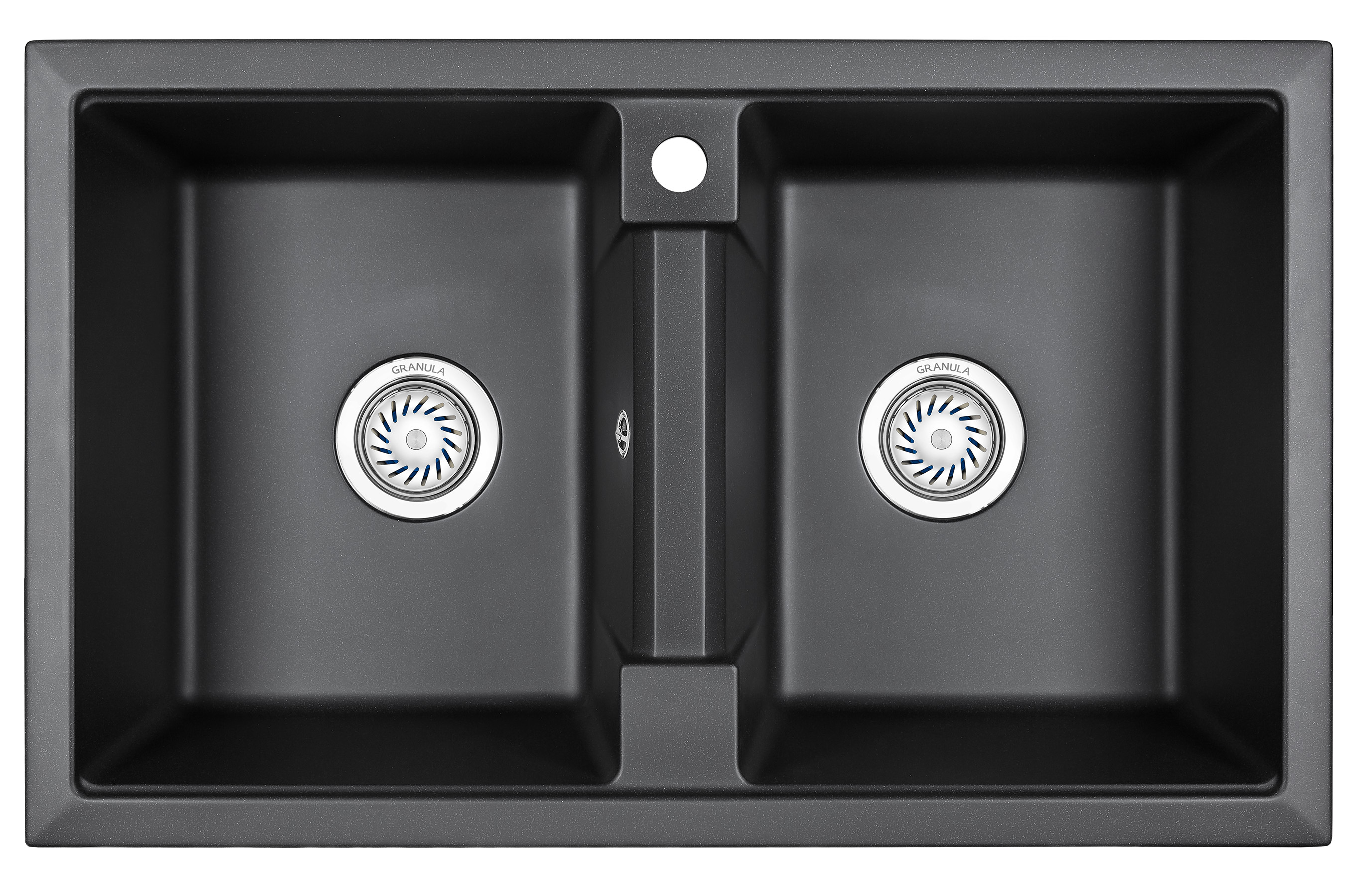 Превью картинка Кварцевая мойка GRANULA 8101, ЧЁРНЫЙ #2
