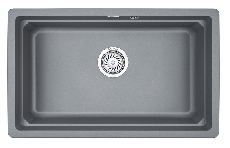 Превью картинка Кварцевая мойка GRANULA 7303U, АЛЮМИНИУМ #2