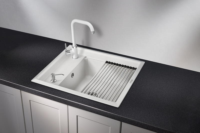 Фото Кварцевая мойка GRANULA 6004, АРКТИК