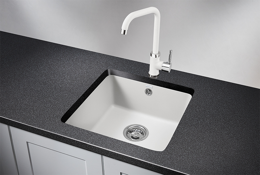 Фото Кварцевая мойка GRANULA 3801, АРКТИК