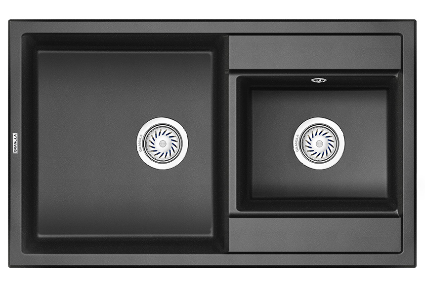 Превью картинка Кварцевая мойка GRANULA 8201, ЧЁРНЫЙ #2