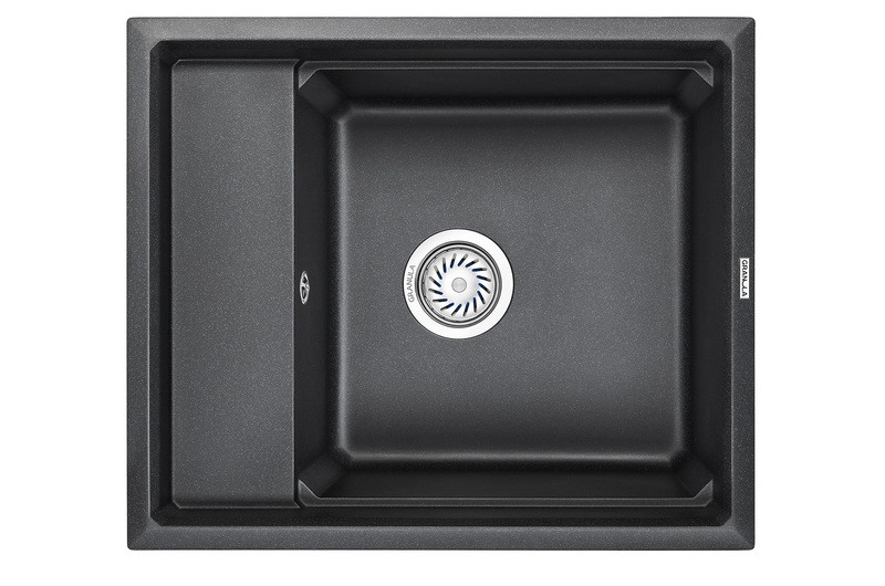 Превью картинка Кварцевая мойка GRANULA 6004, ЧЁРНЫЙ #2