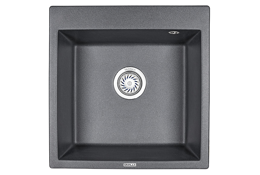 Превью картинка Кварцевая мойка GRANULA 5102, ШВАРЦ #2