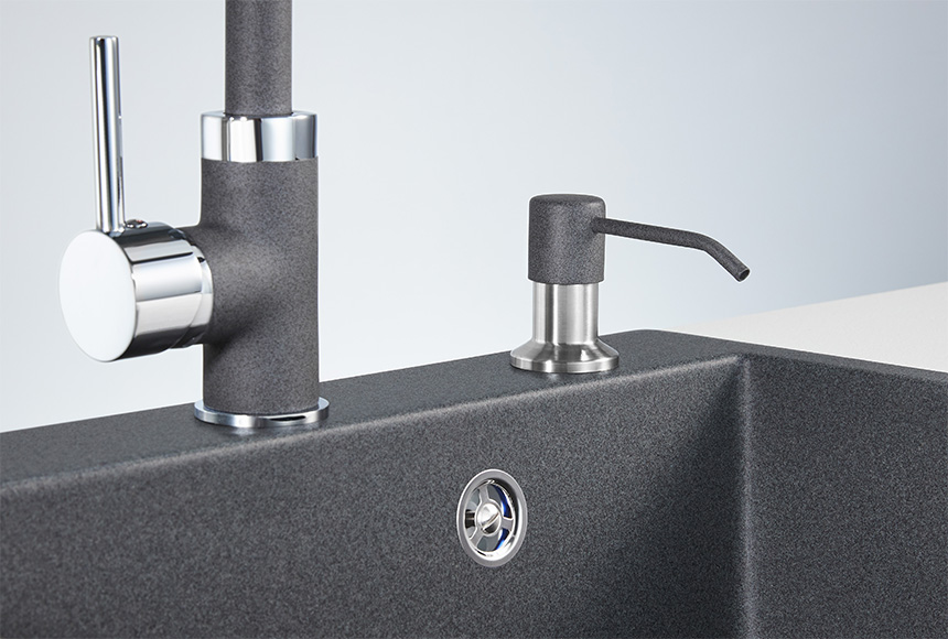 Фото Дозатор GRANULA 1403, ГРАФИТ (ЧЁРНО-СЕРЫЙ)