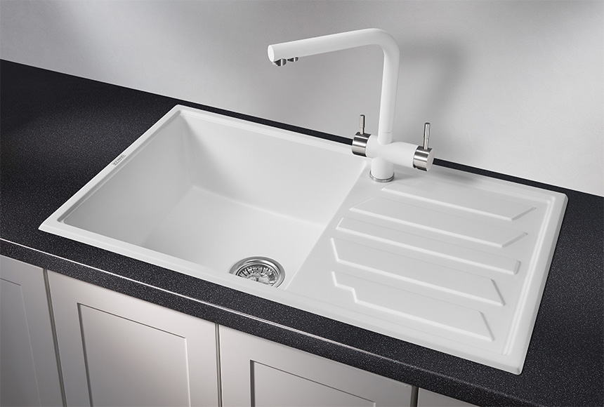 Фото Кварцевая мойка GRANULA 8601, АРКТИК