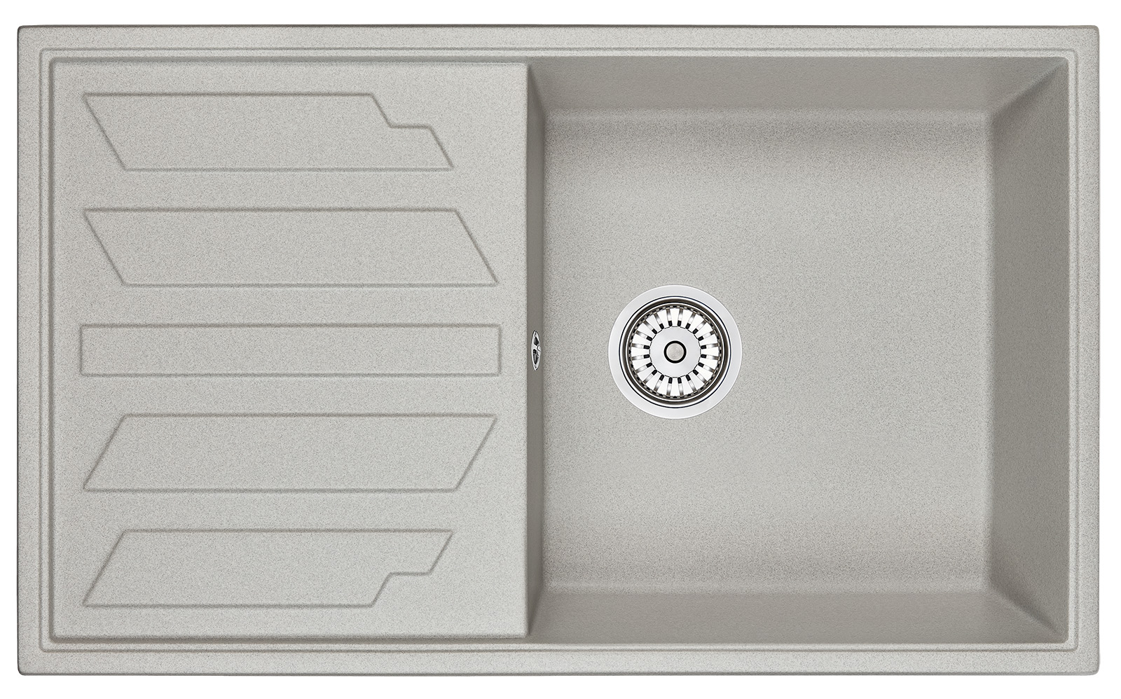 Превью картинка Кварцевая мойка GRANULA 8601, БАЗАЛЬТ #2