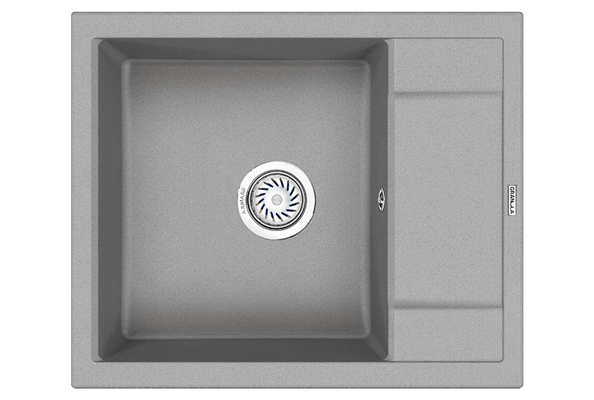 Превью картинка Кварцевая мойка GRANULA 6002, БАЗАЛЬТ #2