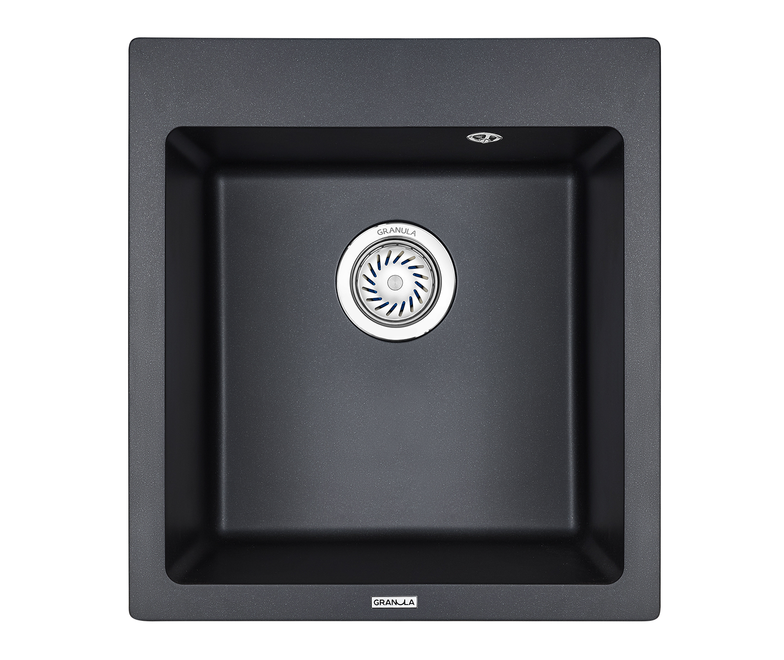 Превью картинка Кварцевая мойка GRANULA 4651, ШВАРЦ #2