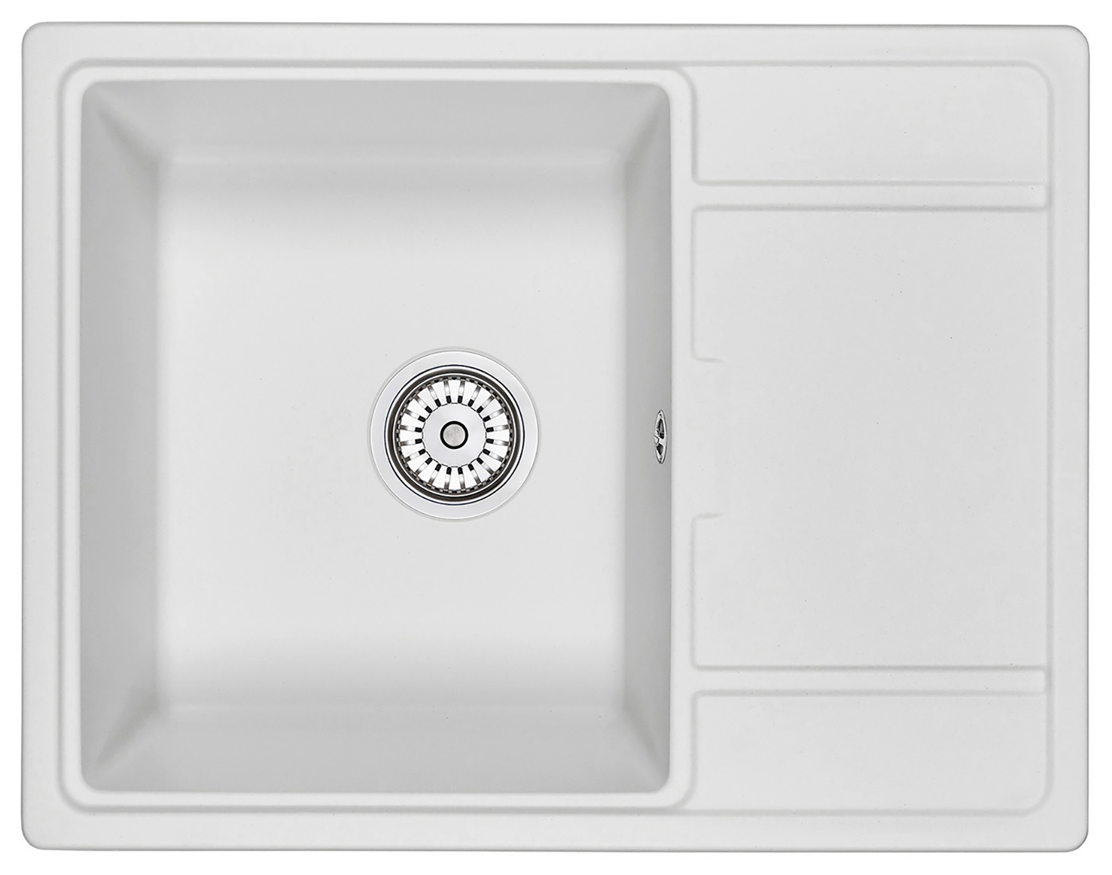 Превью картинка Кварцевая мойка GRANULA 6503, АРКТИК #2