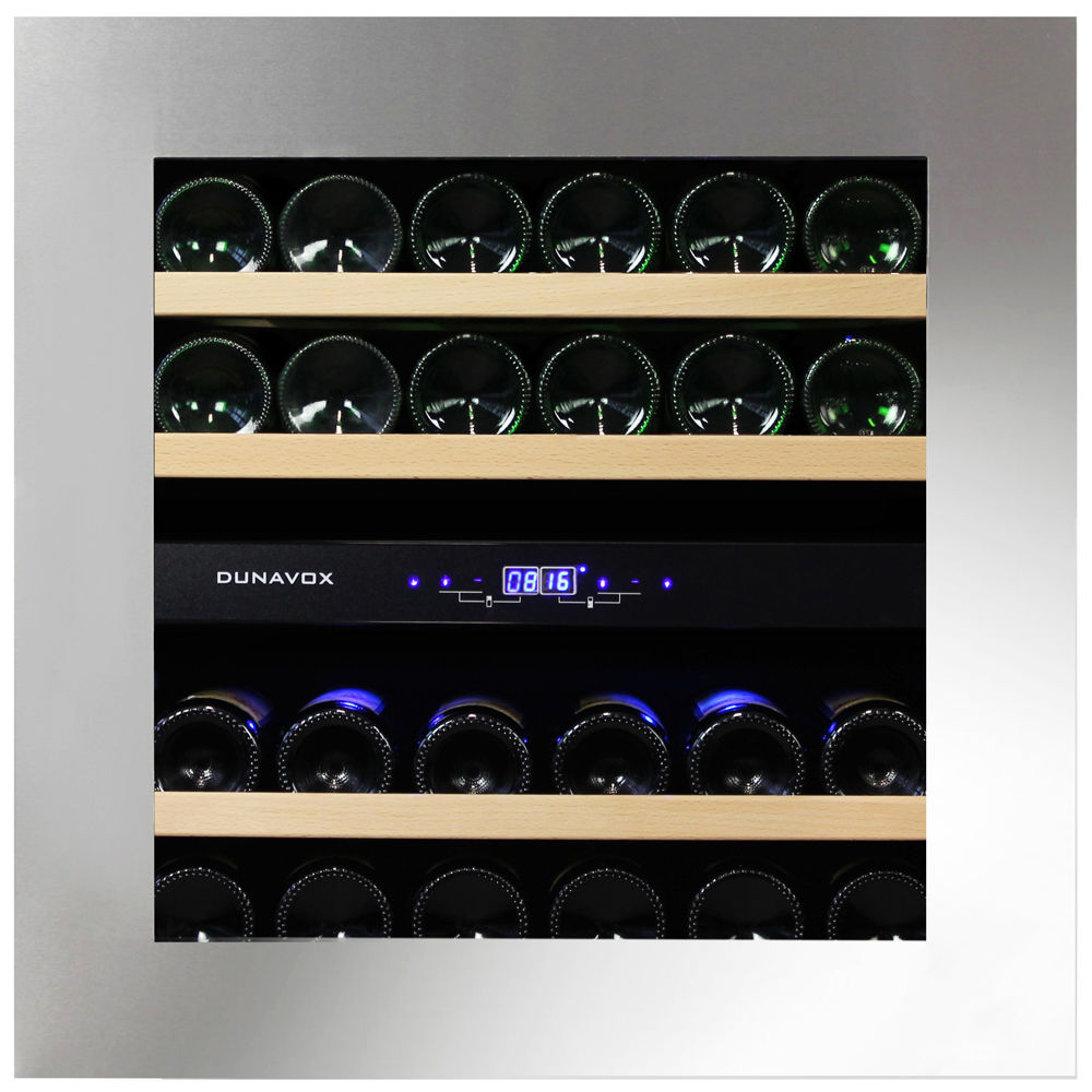 Картинка Винный холодильник (шкаф) компрессорный Dunavox DAVG-25.63DSS.ТО