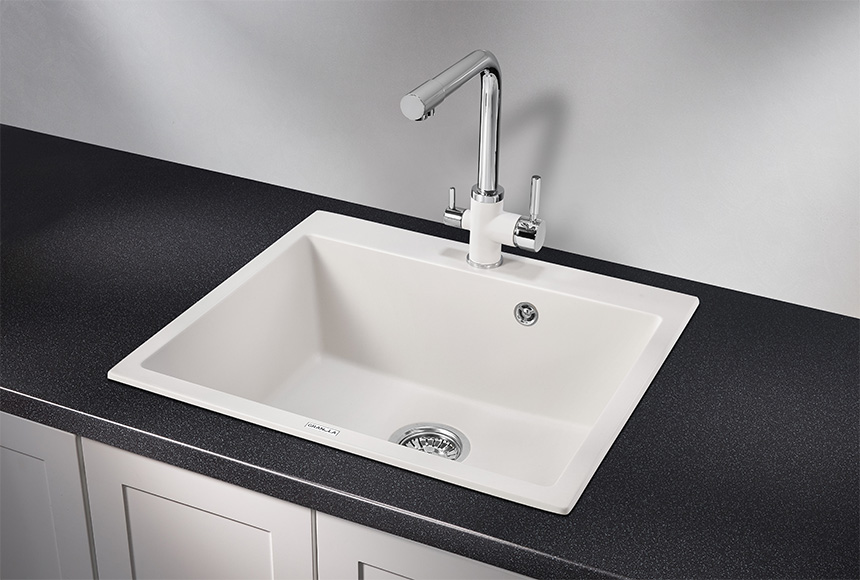 Фото Кварцевая мойка GRANULA 6001, АРКТИК