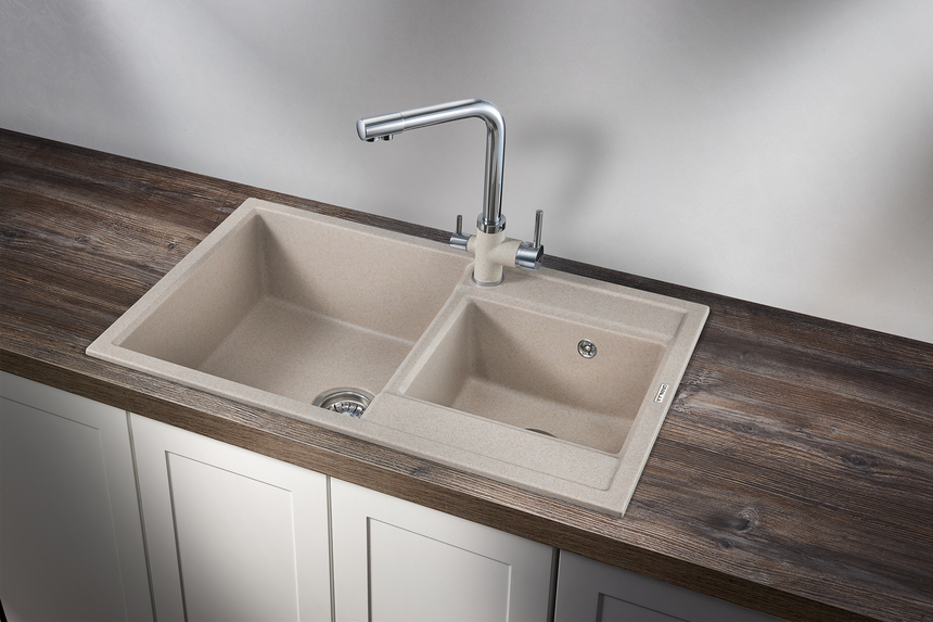 Фото Кварцевая мойка GRANULA 8201, ПИРИТ