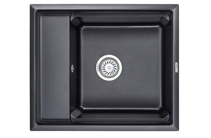 Превью картинка Кварцевая мойка GRANULA 6004, ШВАРЦ #2