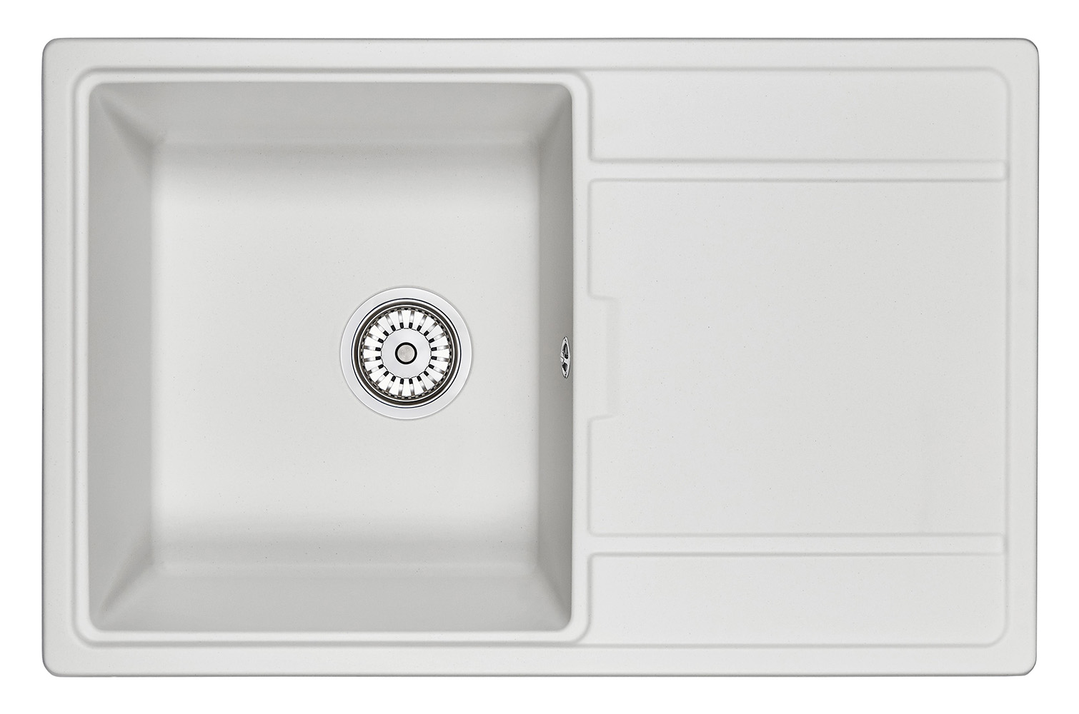 Превью картинка Кварцевая мойка GRANULA 7804, АРКТИК #2