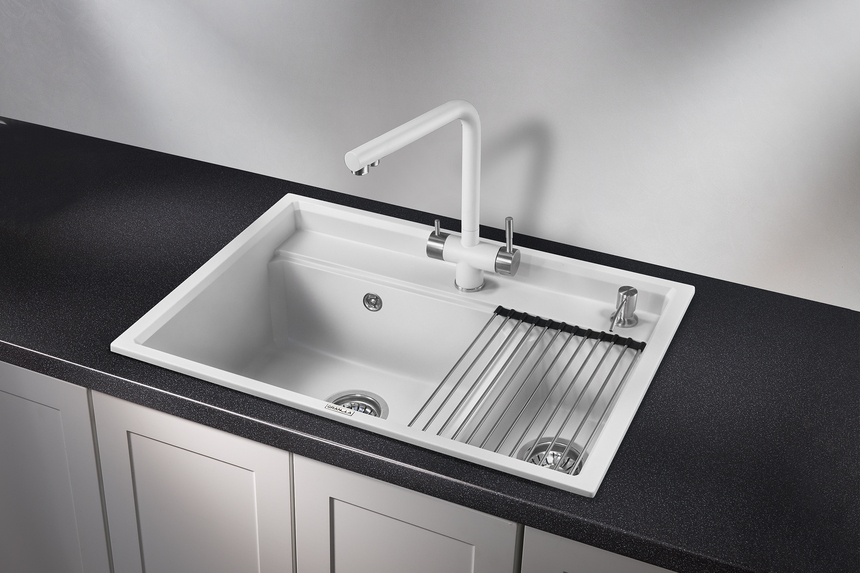 Фото Кварцевая мойка GRANULA 7302, АРКТИК