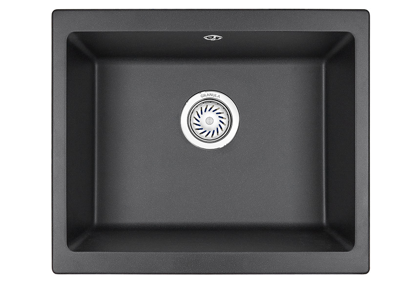 Превью картинка Кварцевая мойка GRANULA 5551, ЧЁРНЫЙ #2