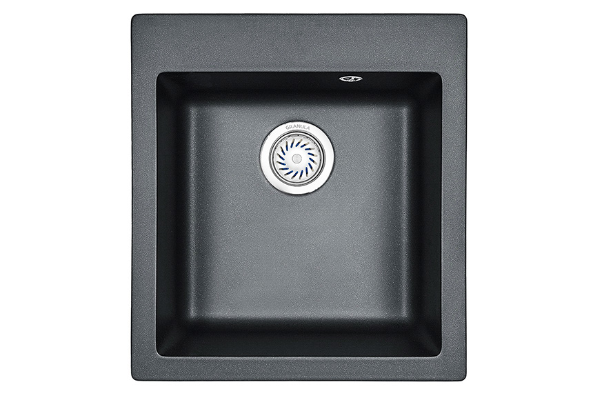 Превью картинка Кварцевая мойка GRANULA 4201, ШВАРЦ #2