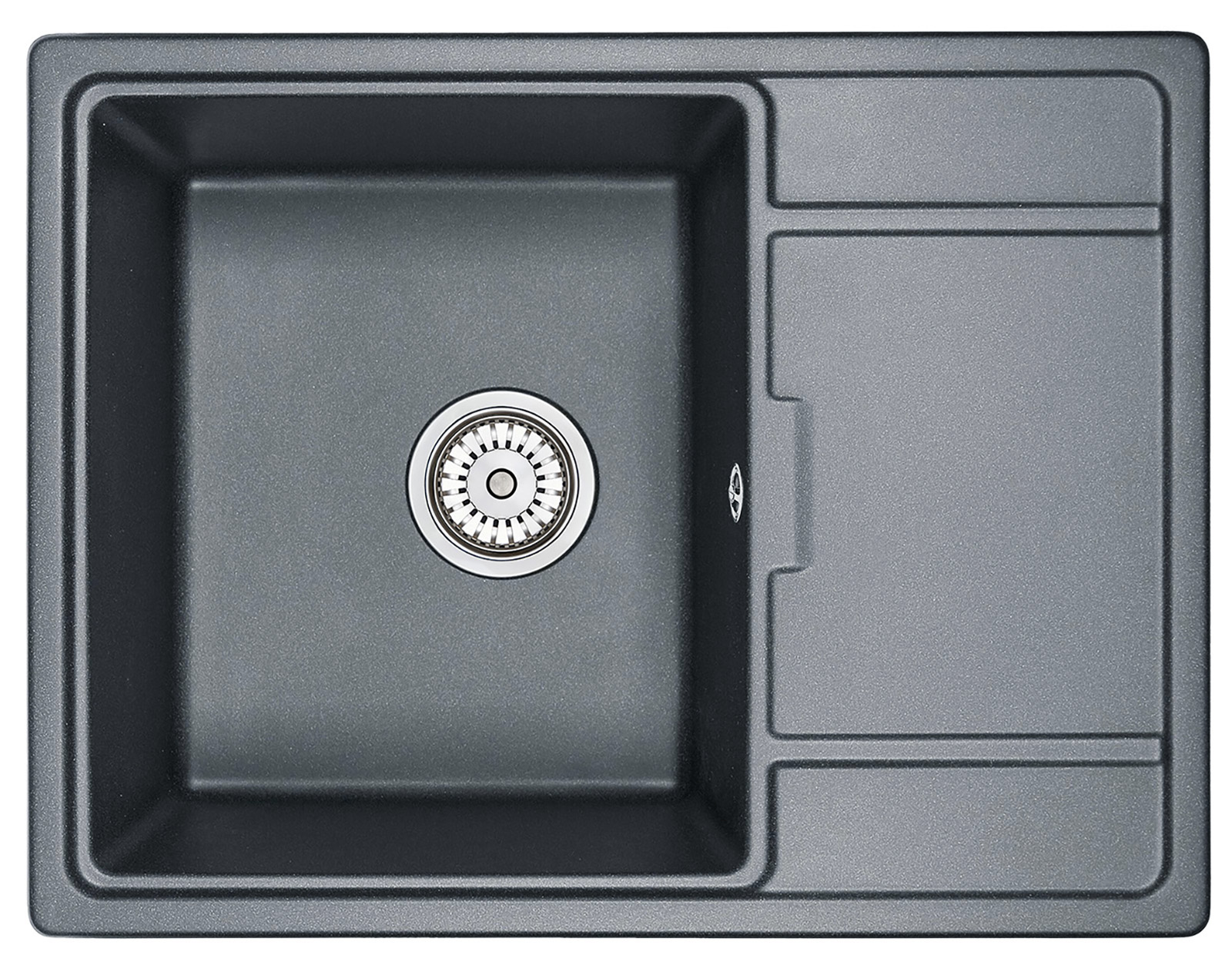Превью картинка Кварцевая мойка GRANULA 6503, ШВАРЦ #2