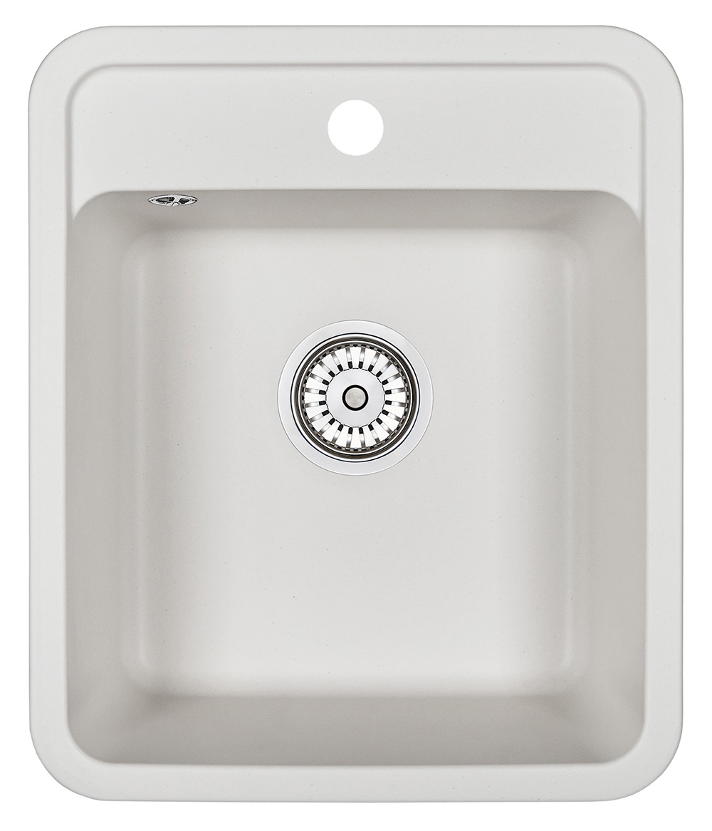 Превью картинка Кварцевая мойка GRANULA 4202, БЕЛЫЙ #2