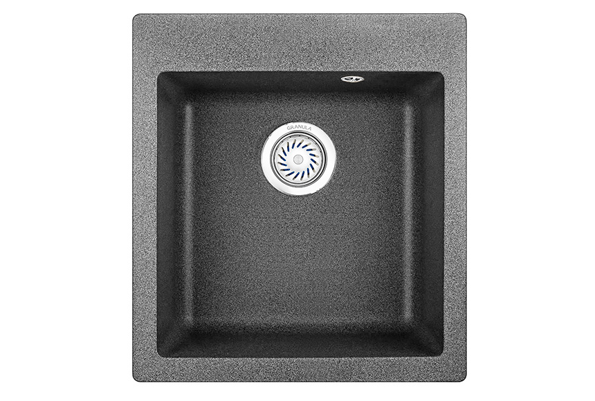 Превью картинка Кварцевая мойка GRANULA 4201, ГРАФИТ #2