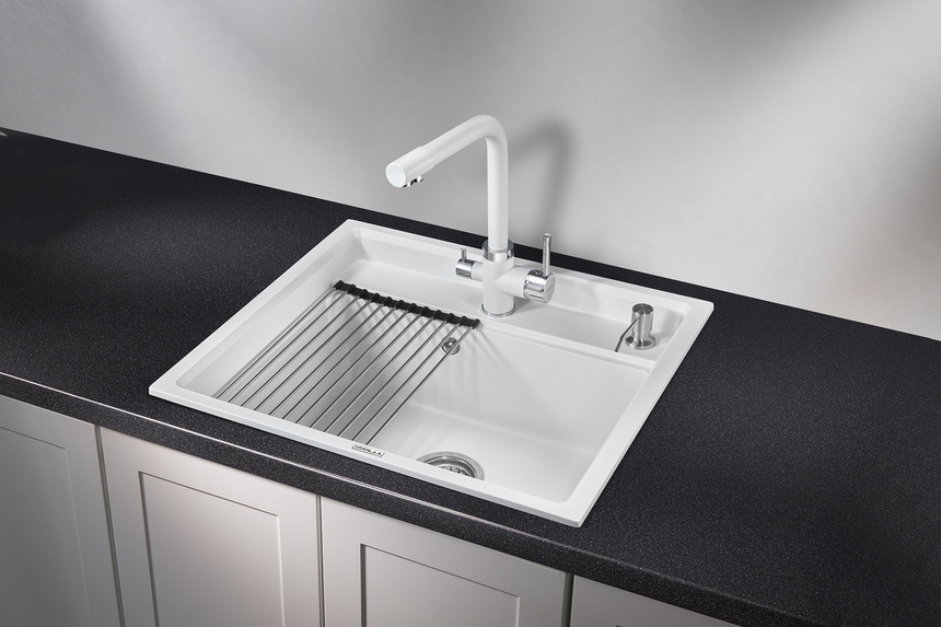 Фото Кварцевая мойка GRANULA 6003, АРКТИК