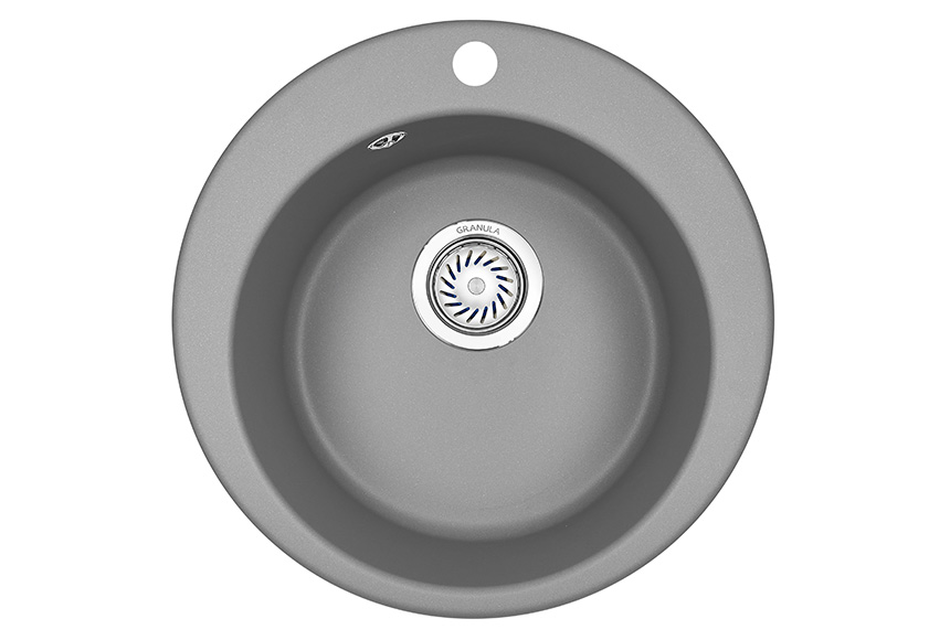 Превью картинка Кварцевая мойка GRANULA 4801, АЛЮМИНИУМ #2