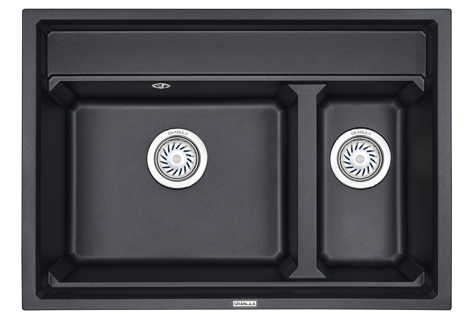 Превью картинка Кварцевая мойка GRANULA 7302, ШВАРЦ #2
