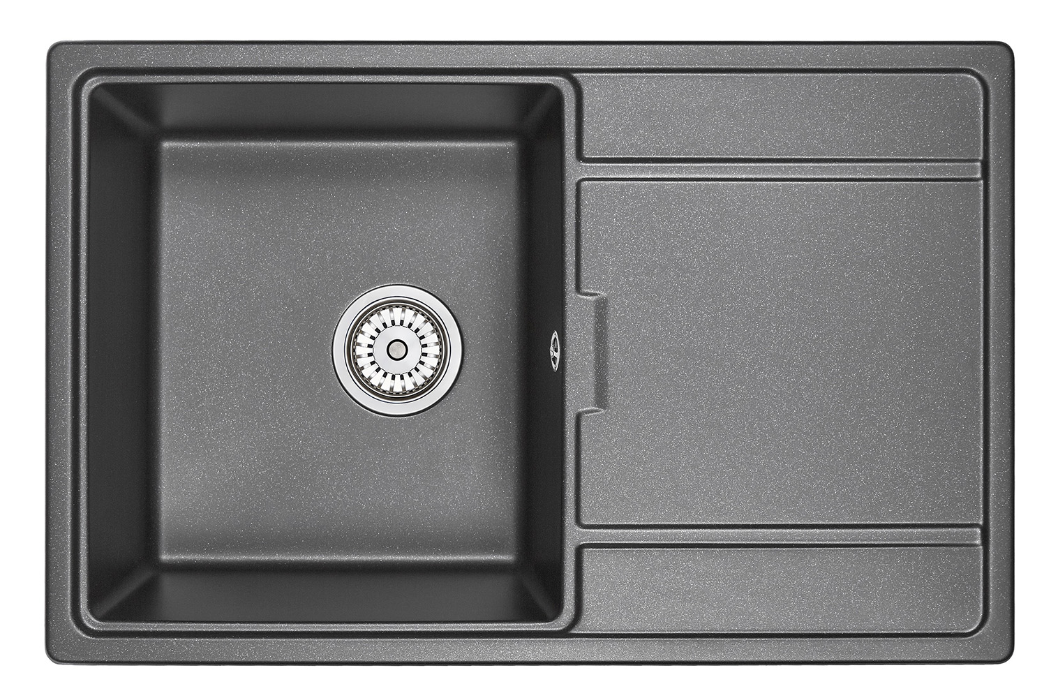 Превью картинка Кварцевая мойка GRANULA 7804, ЧЁРНЫЙ #2