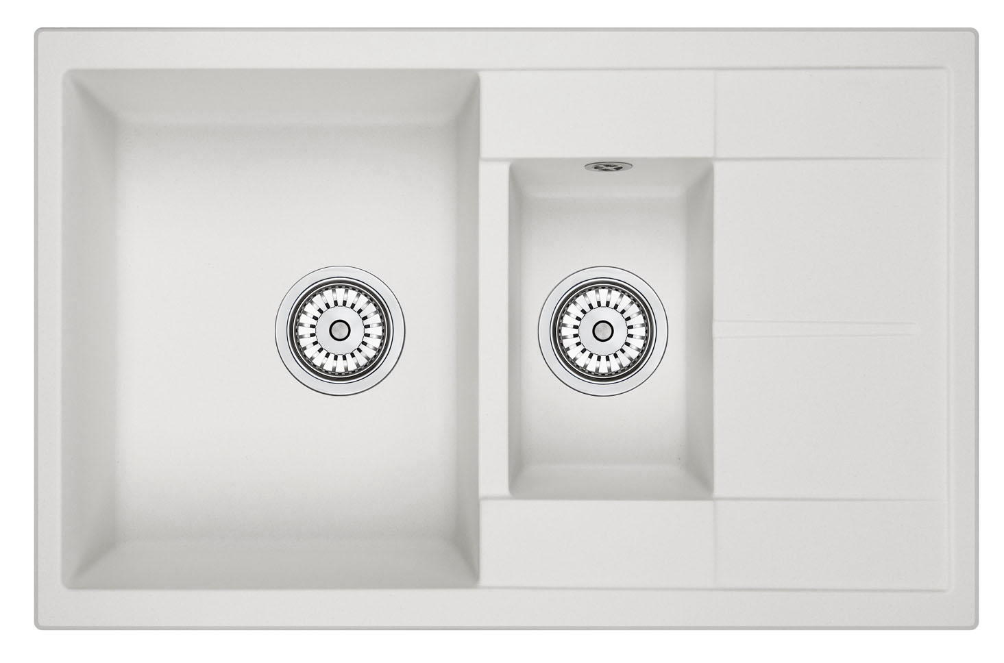 Превью картинка Кварцевая мойка GRANULA 7802, АРКТИК #2