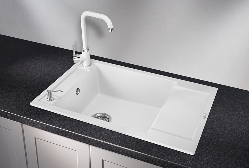 Фото Кварцевая мойка GRANULA 7806, АРКТИК