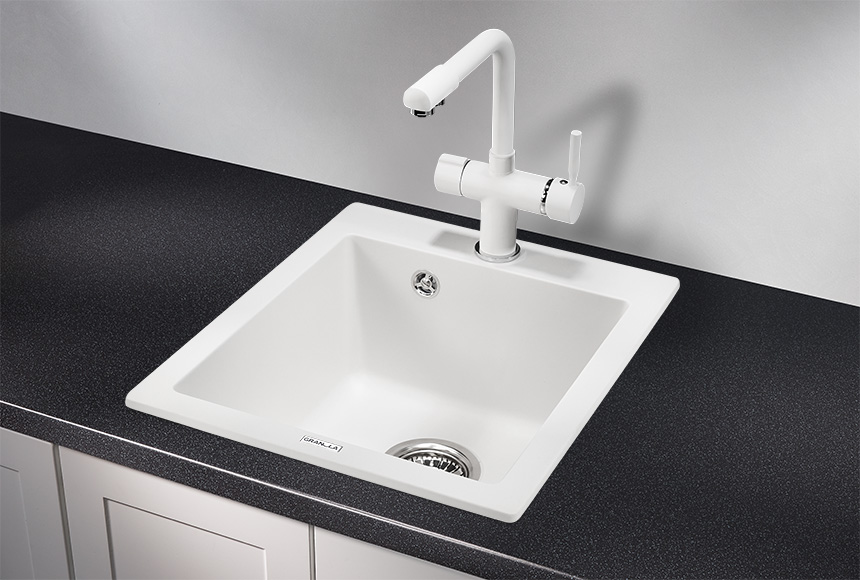 Фото Кварцевая мойка GRANULA 4201, АРКТИК