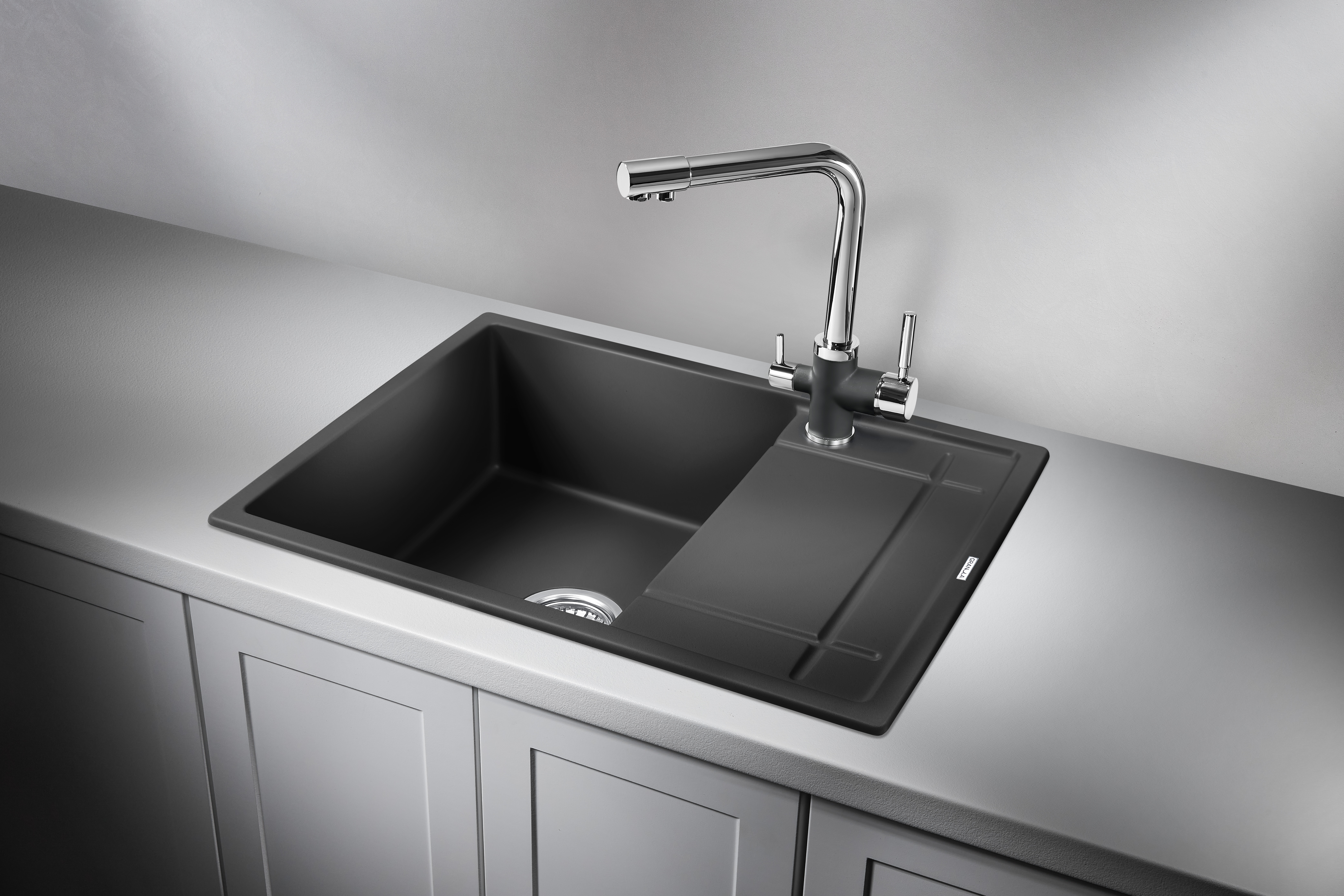 Фото Кварцевая мойка GRANULA 6501, ТУРМАЛИН