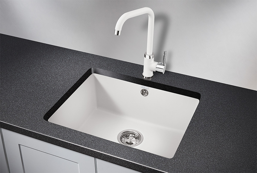 Фото Кварцевая мойка GRANULA 5551, АРКТИК