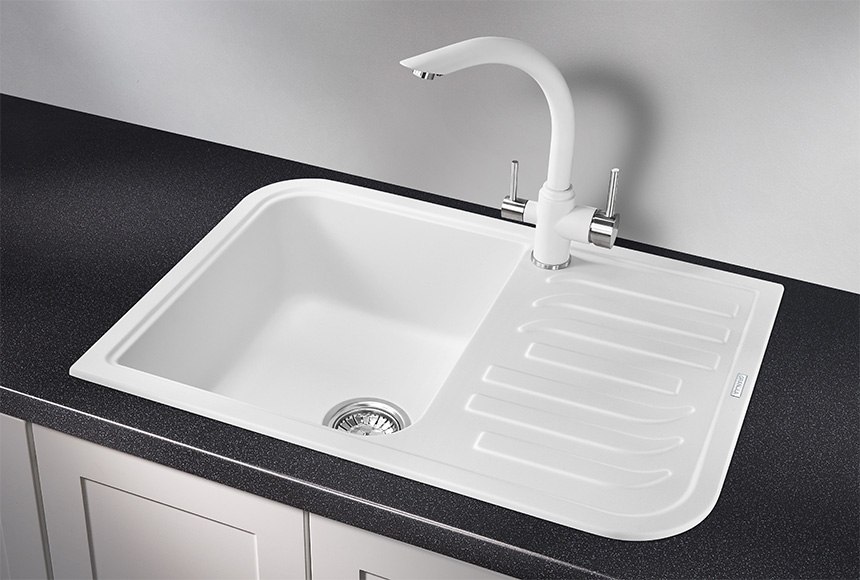 Фото Кварцевая мойка GRANULA 7001, АРКТИК
