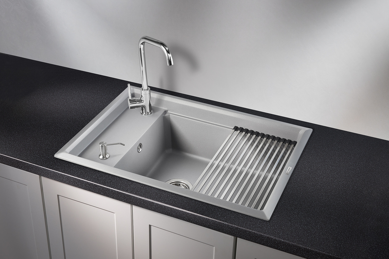 Фото Кварцевая мойка GRANULA 7305, АЛЮМИНИУМ