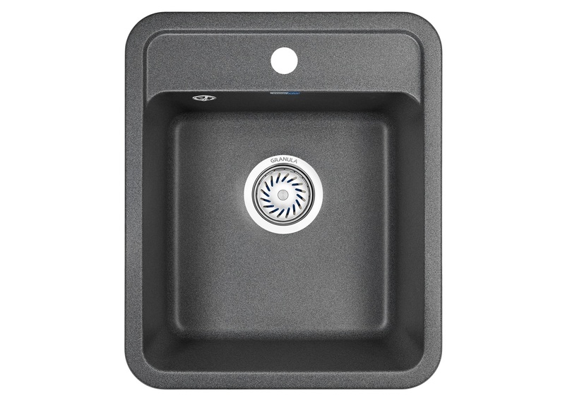 Превью картинка Кварцевая мойка GRANULA 4202, ГРАФИТ #2
